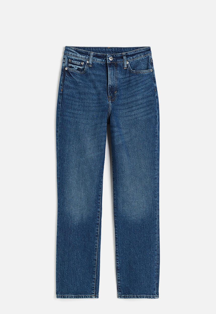 H&M - Vintage mom fit ultra high ankle jeans - denim blue