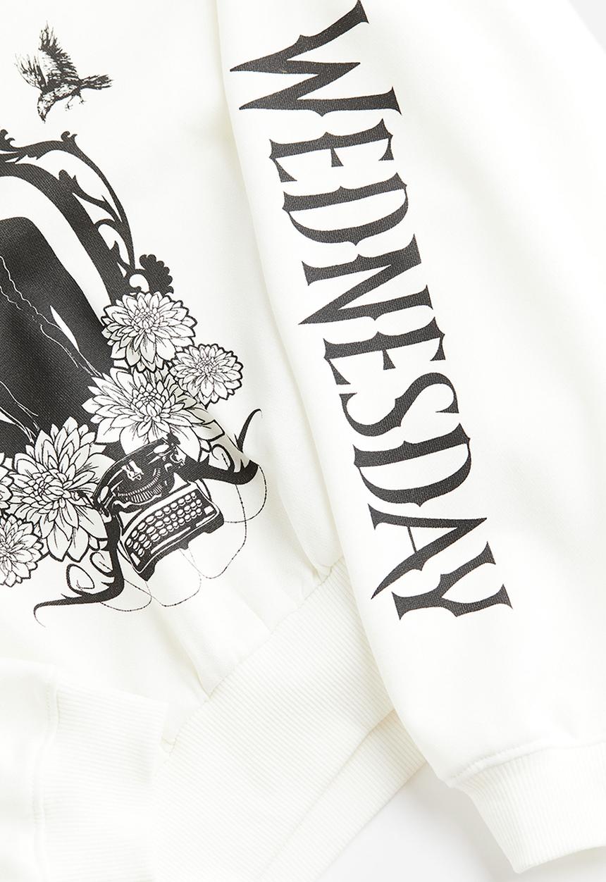 H&M - Oversized sweatshirt - white