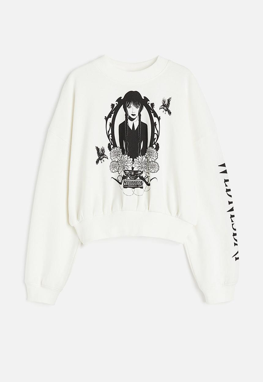 H&M - Oversized sweatshirt - white