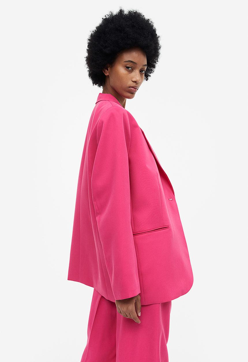 H&M - Single-breasted blazer - cerise