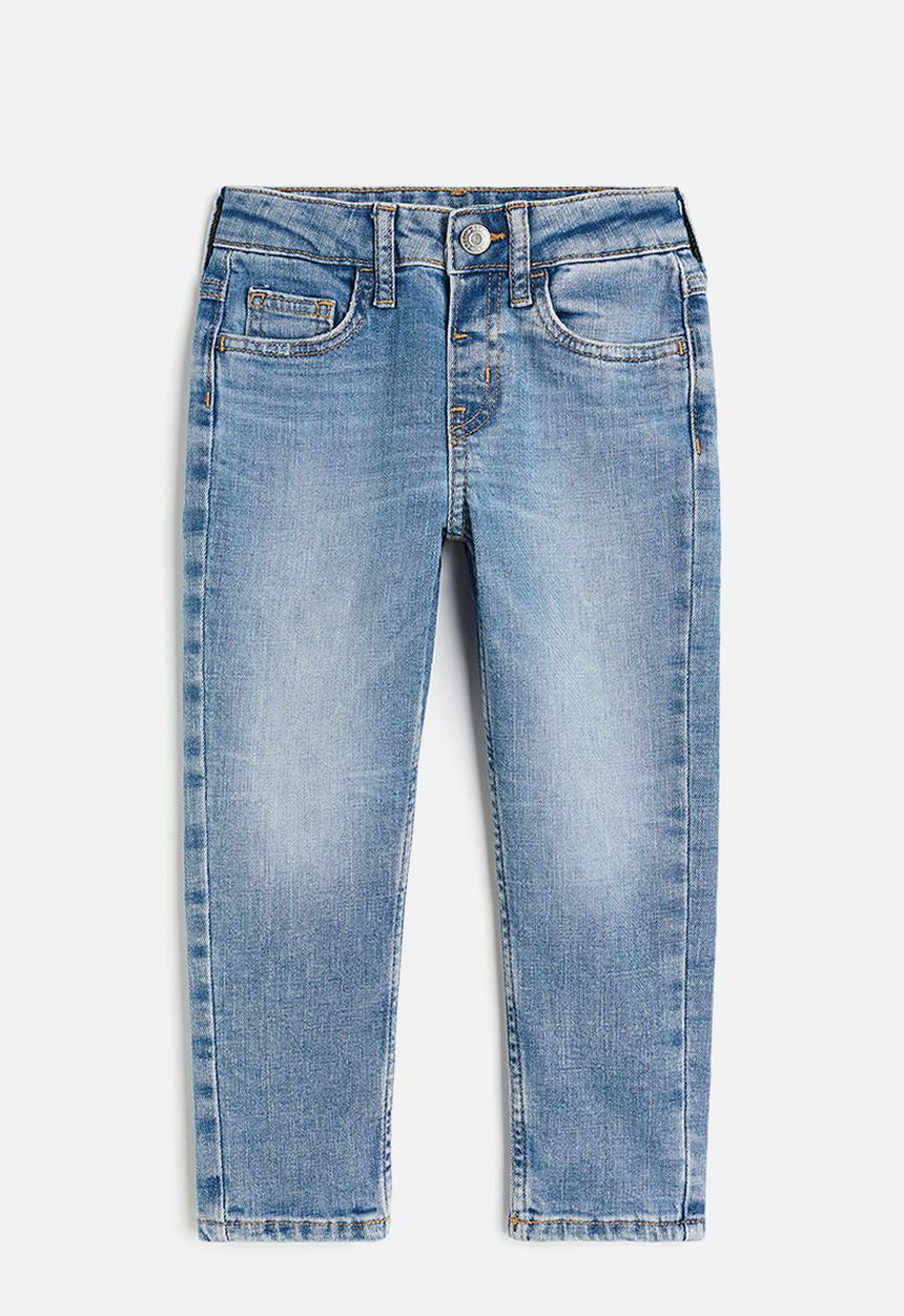 H&M - Relaxed tapered fit jeans - denim blue 