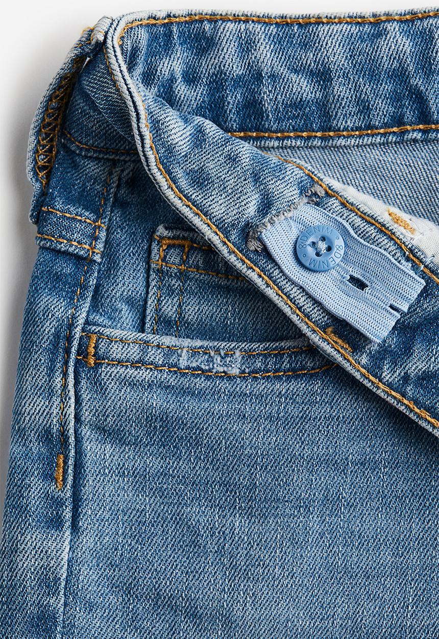 H&M - Relaxed tapered fit jeans - denim blue 