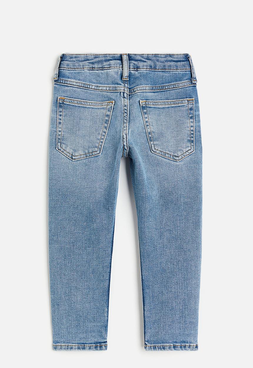 H&M - Relaxed tapered fit jeans - denim blue 