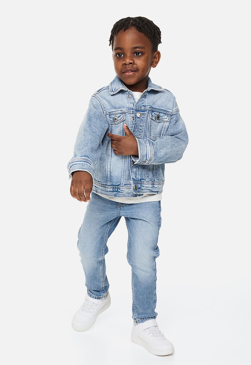 H&M - Relaxed tapered fit jeans - denim blue 