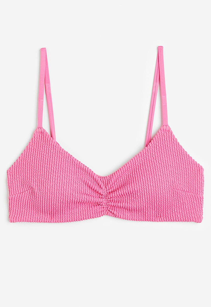 H&M - Padded bikini top - pink