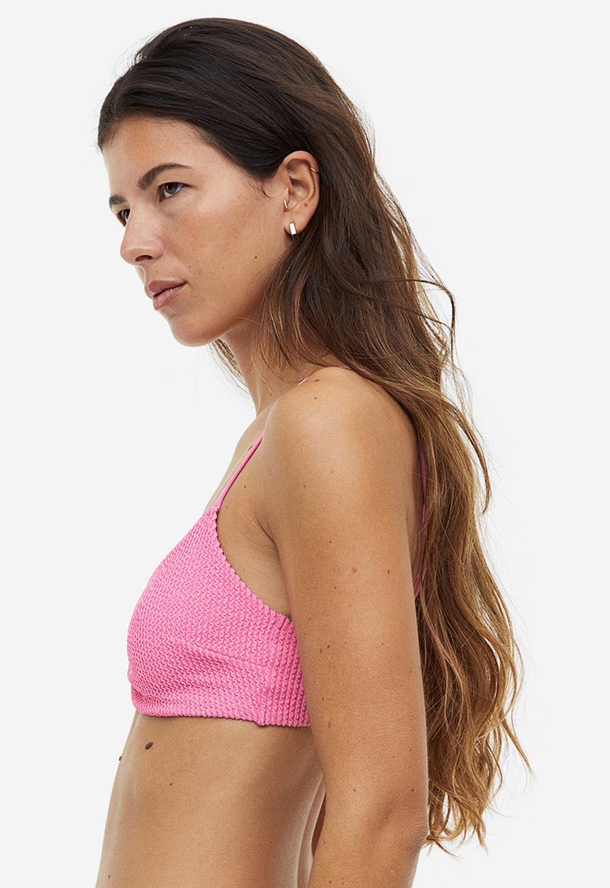 H&M - Padded bikini top - pink
