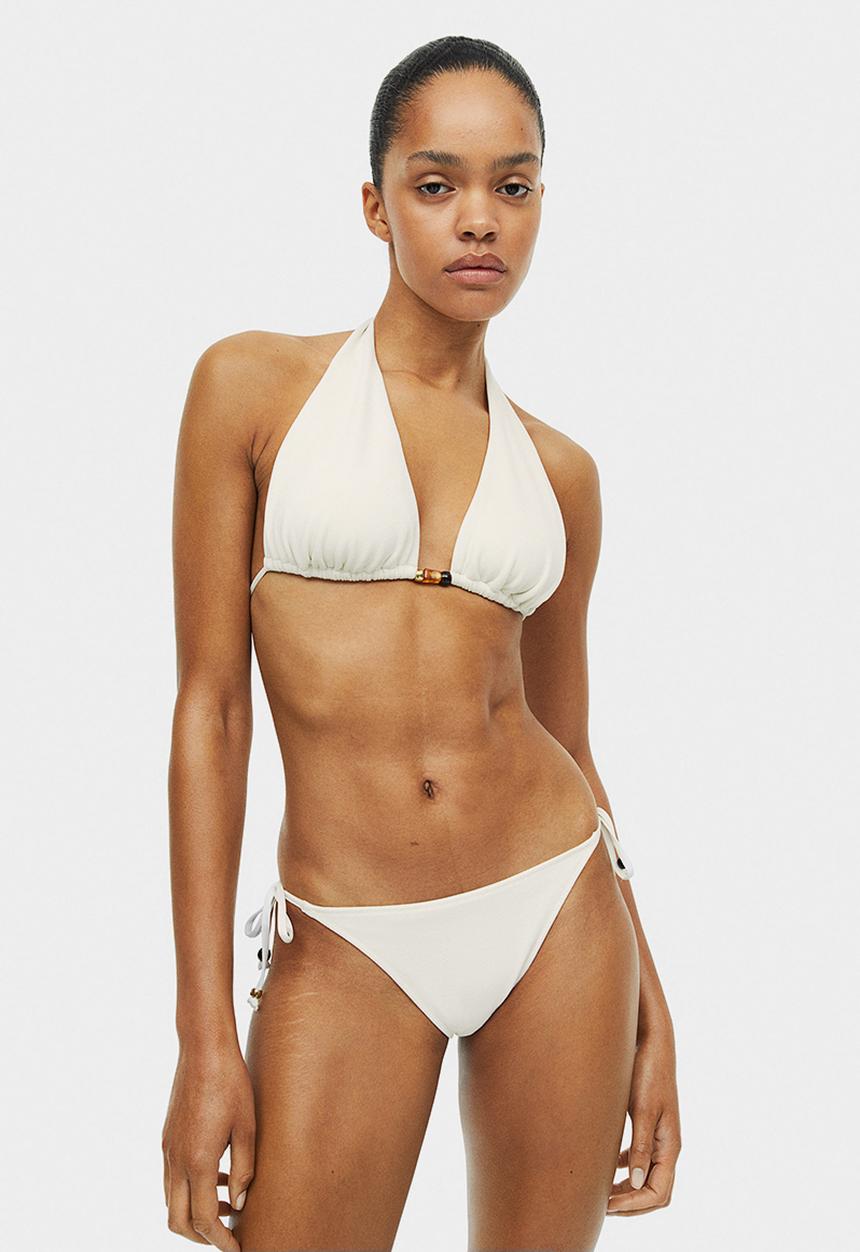H&M - Tie tanga bikini bottoms - white