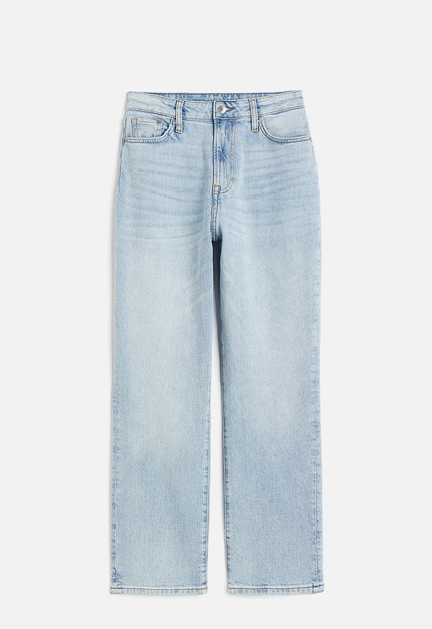 H&M - Curvy fit vintage mom ultra high jeans - light denim blue