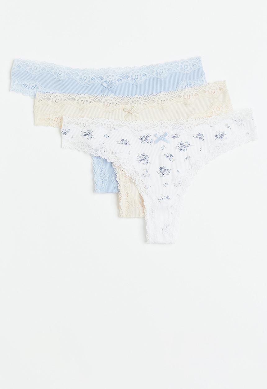 H&M - 3-Pack brazilian briefs - multi