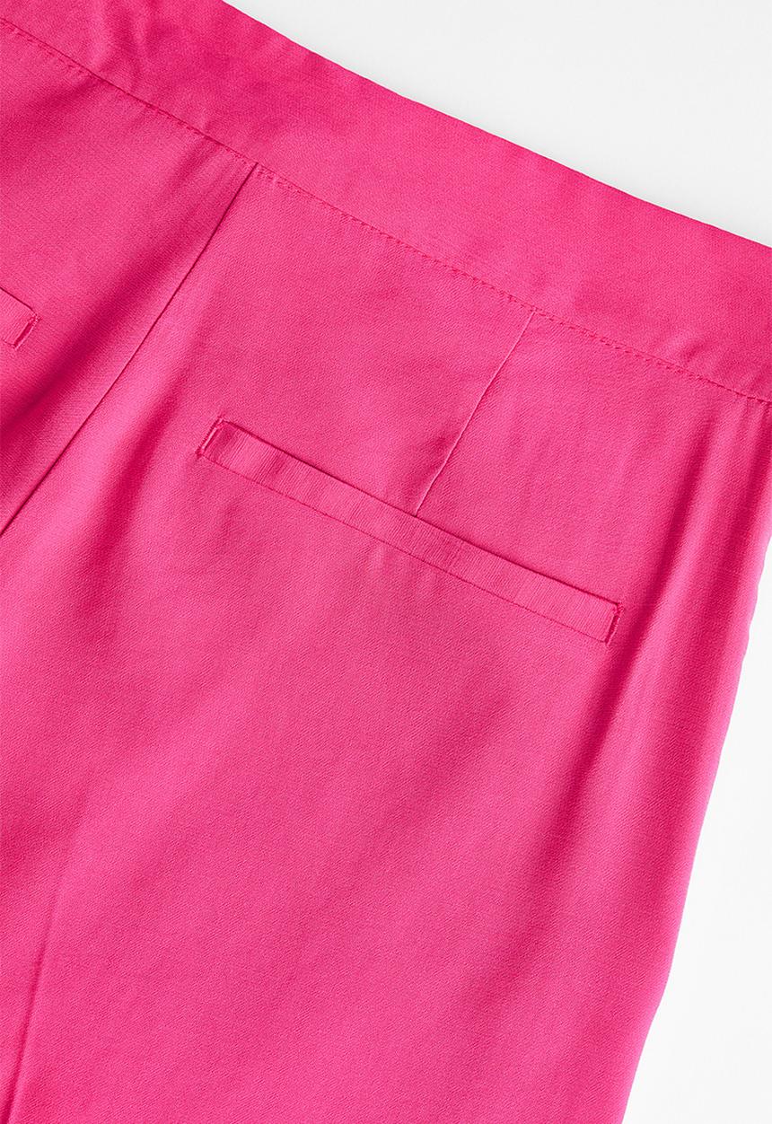 H&M - Slit-hem trousers - cerise