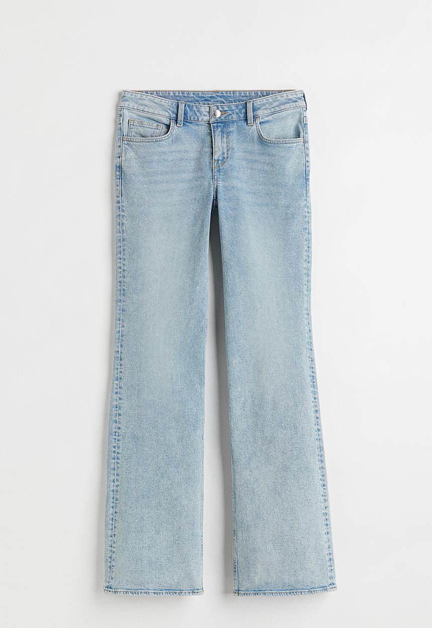 H&M - Flare low jeans - light denim blue 