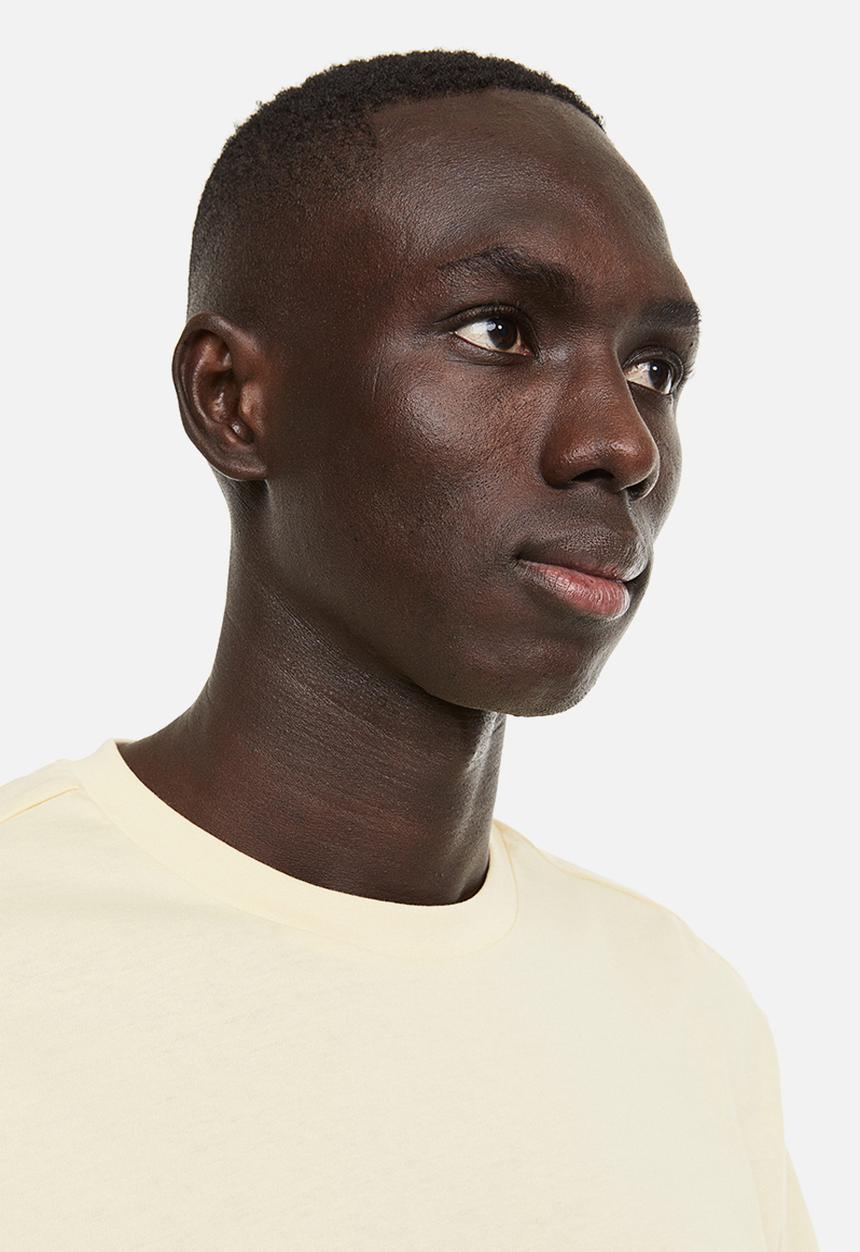 H&M - Regular fit round-neck t-shirt - yellow