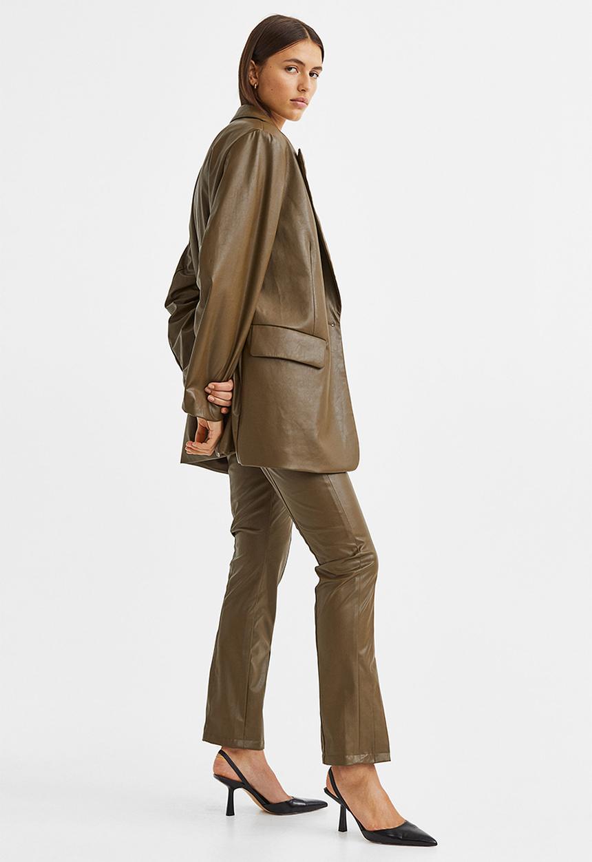 H&M - Oversized single-breasted blazer - brown