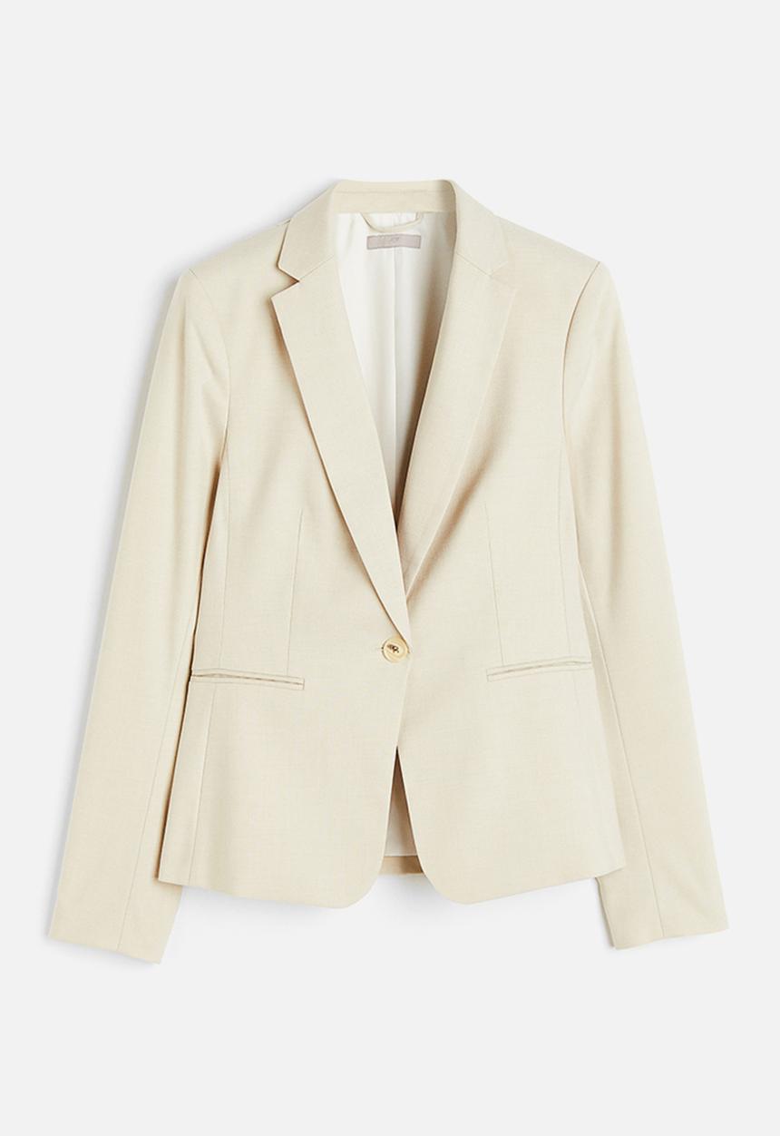 H&M - Fitted jacket - light beige