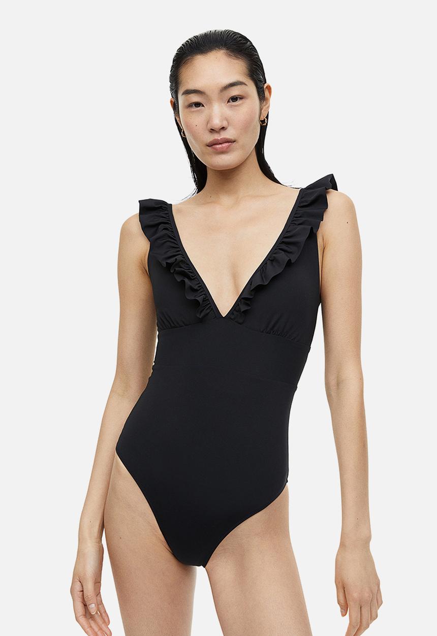 H&M - Padded-cup swimsuit - black
