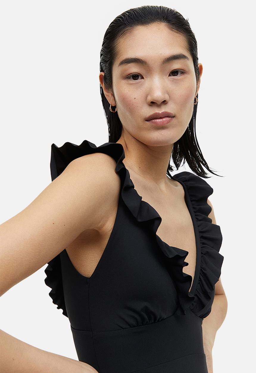 H&M - Padded-cup swimsuit - black