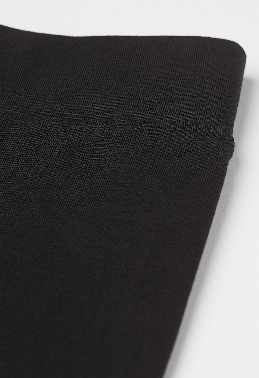 H&M - Cotton jersey cycling shorts - black