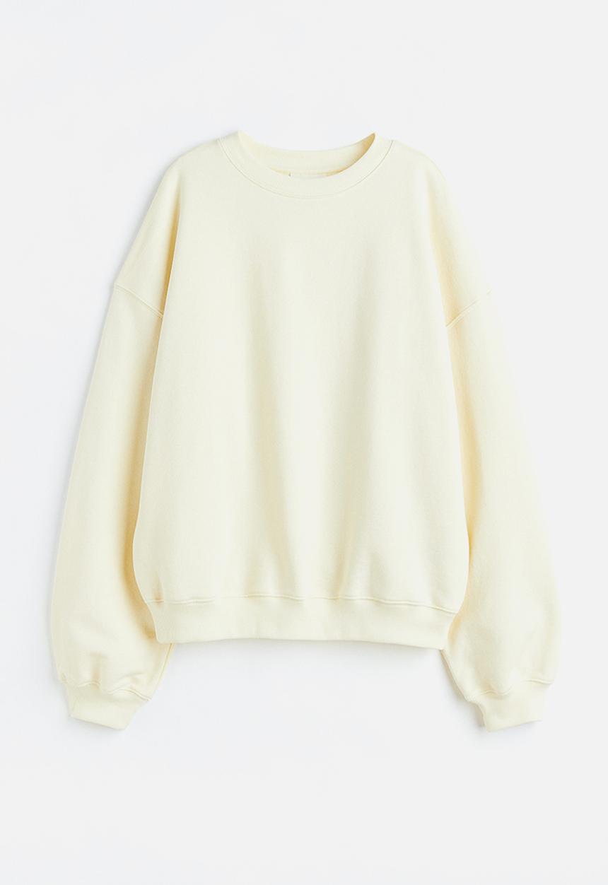 H&M - Drymove™ sports sweatshirt - cream