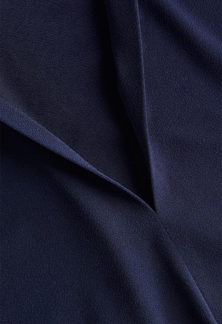 H&M - V-neck top - navy blue 