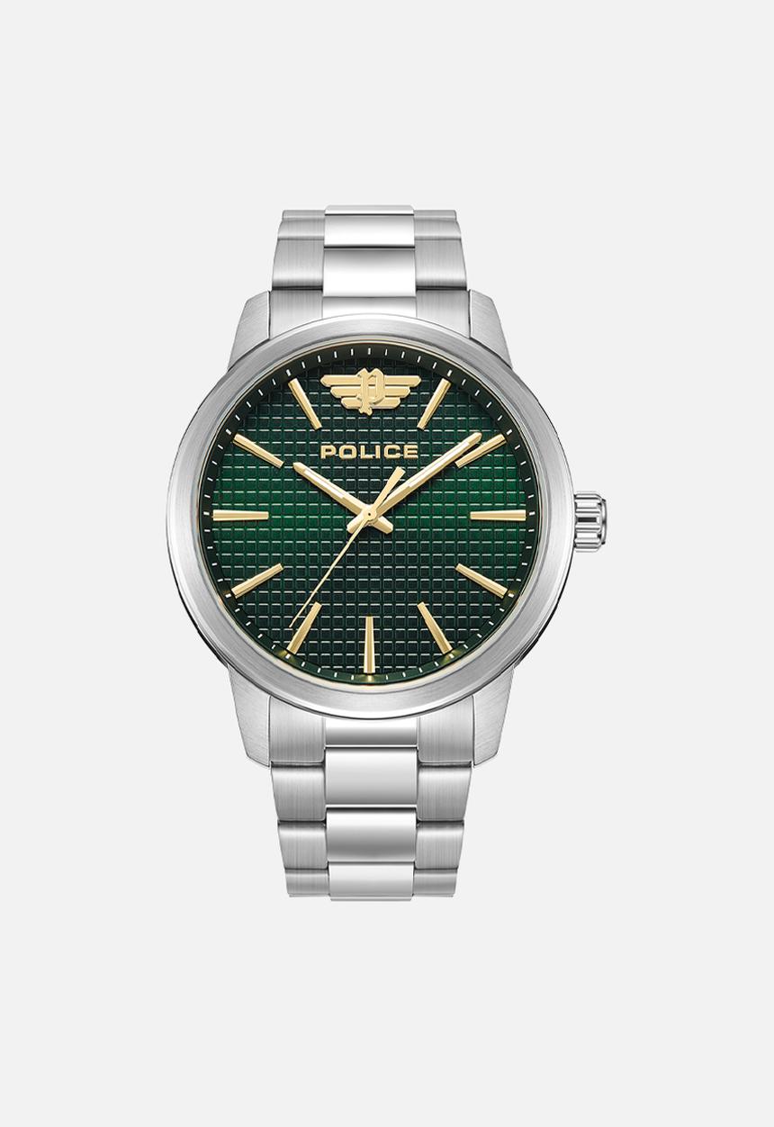 Police - Polw police gents - silver & green