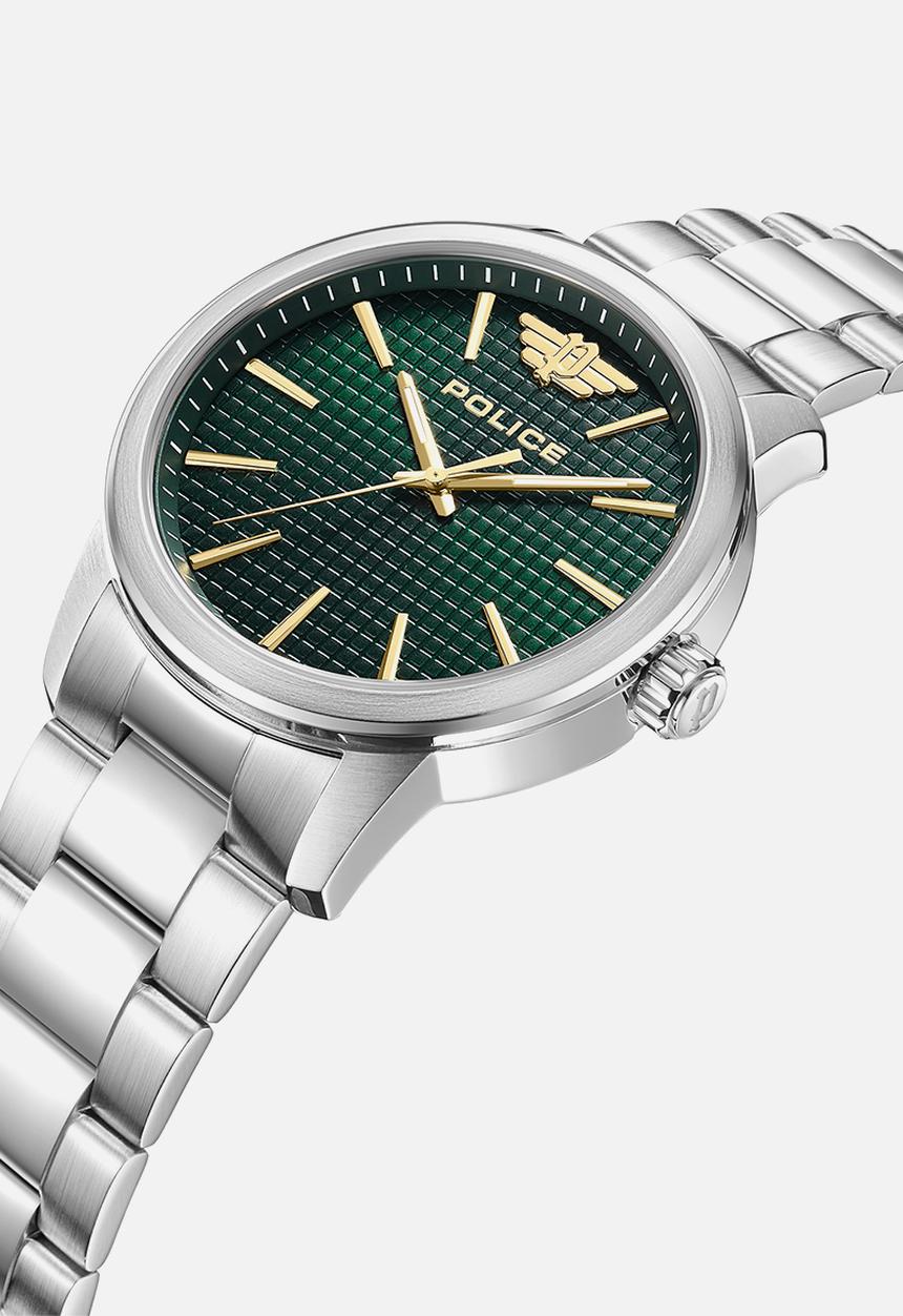 Police - Polw police gents - silver & green