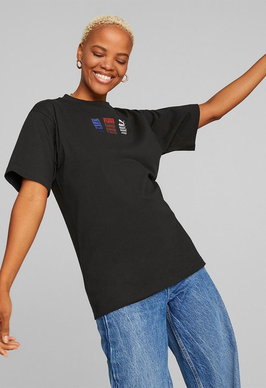 PUMA - Classics gen. puma graphic tee - puma black