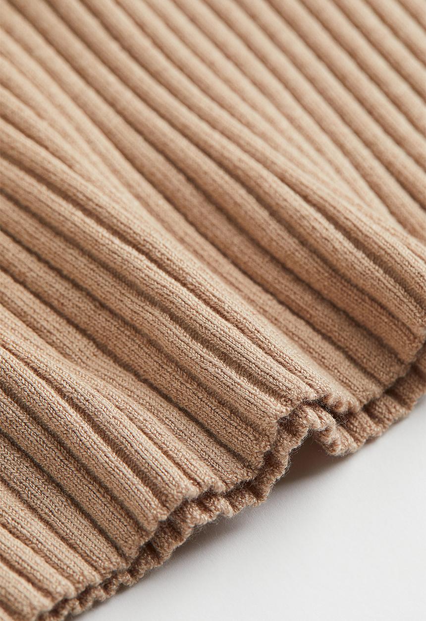 H&M - Rib-knit vest top - beige