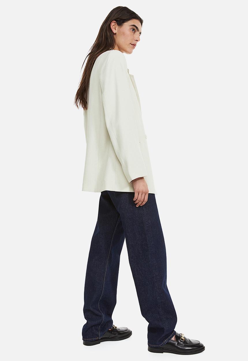 H&M - Double-breasted blazer - light beige