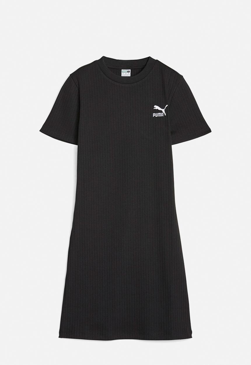 PUMA - Classics ribbed dress - puma black