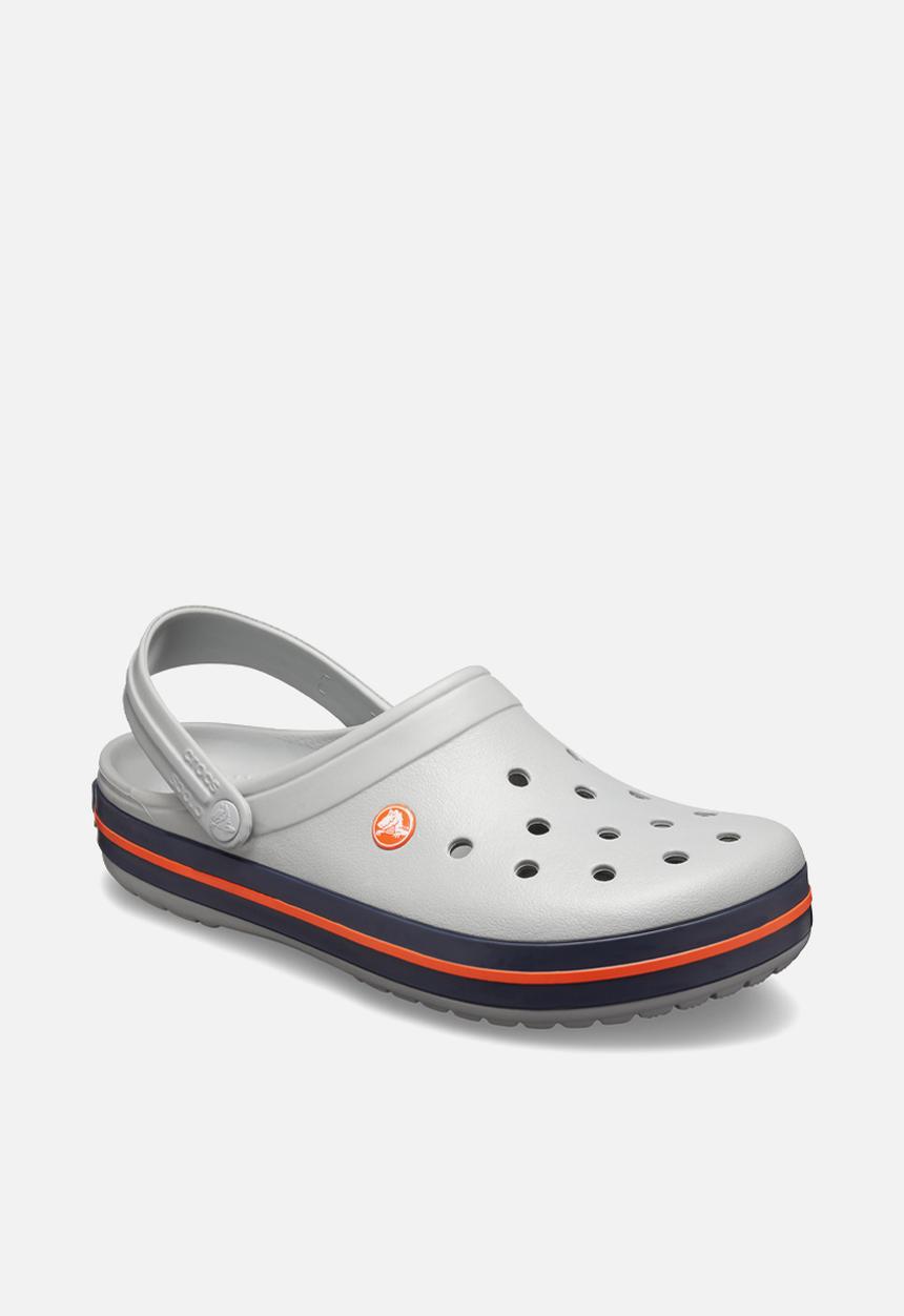 Crocs - Crocband - light grey & navy
