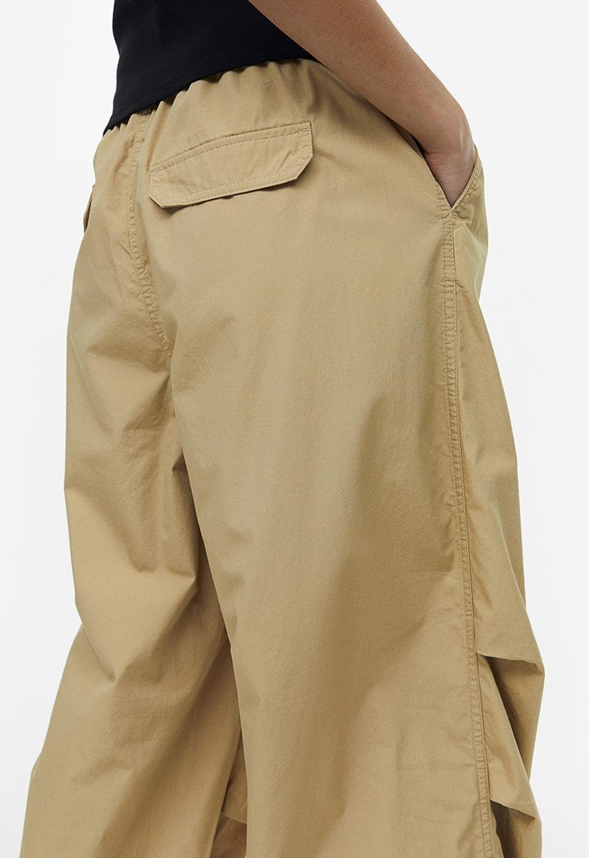 H&M - Parachute trousers - beige