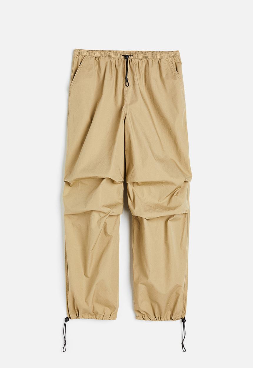 H&M - Parachute trousers - beige