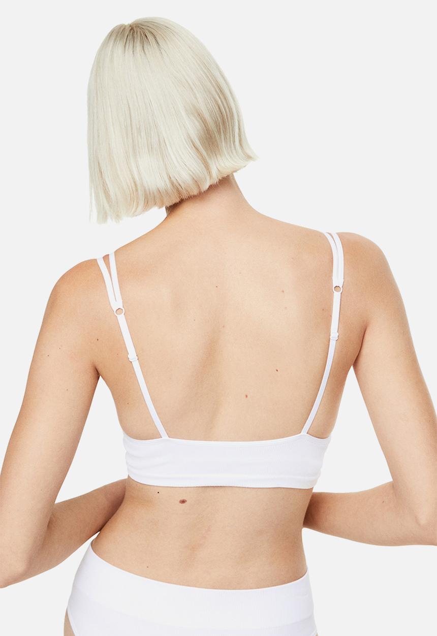 H&M - Seamless push-up bra - white