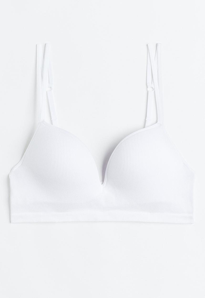 H&M - Seamless push-up bra - white