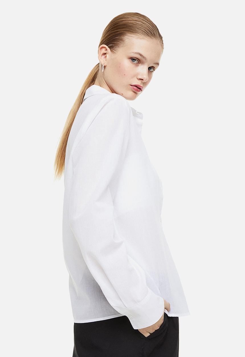 H&M - Cotton shirt - white