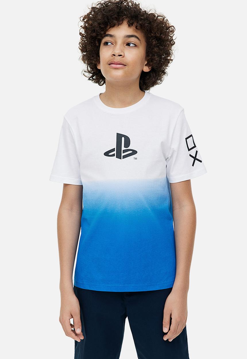 H&M - Printed t-shirt - white/playstation