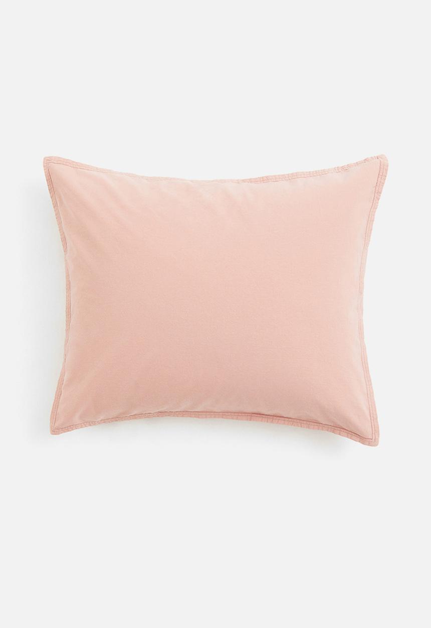 H&M - Cotton pillowcase - pink