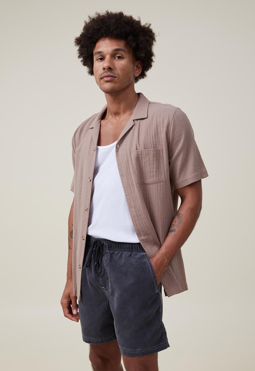 Cotton On - Kahuna short - black contrast