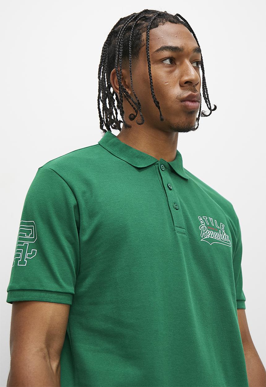 STYLE REPUBLIC - Sbu print golfer - green