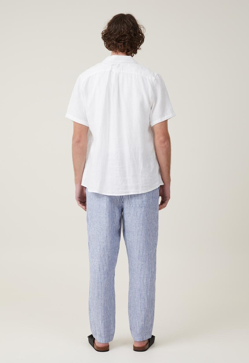 Cotton On - Linen pant - eastcoast blue stripe