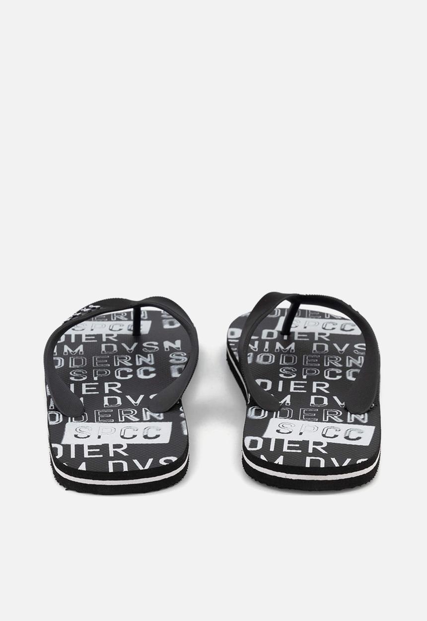 S.P.C.C - Bates flip flop - black