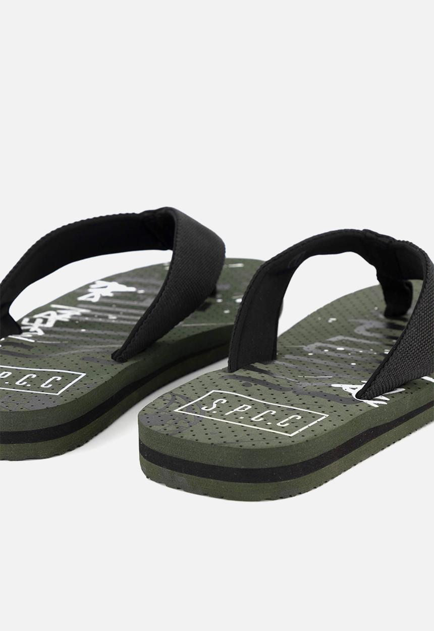 S.P.C.C - Stine flip flop - dark moss