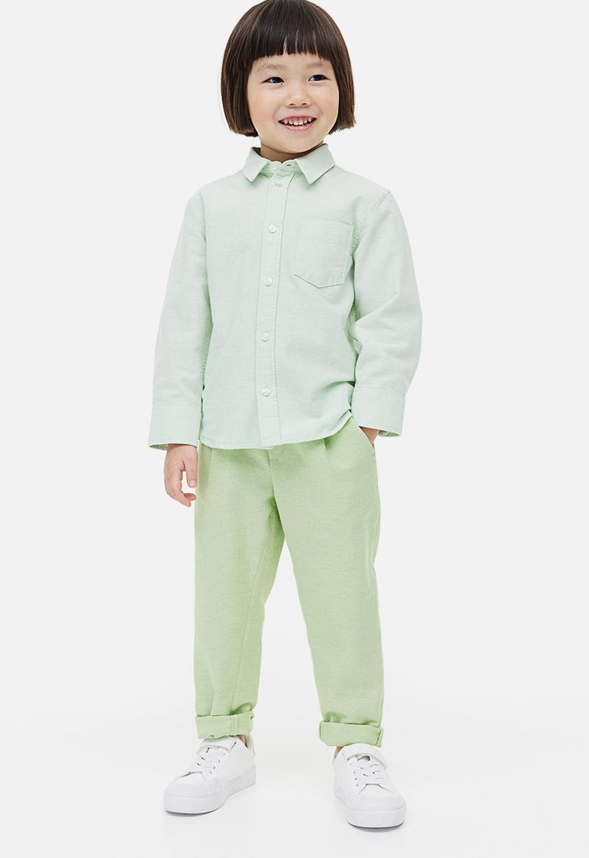 H&M - Cotton chinos - light green