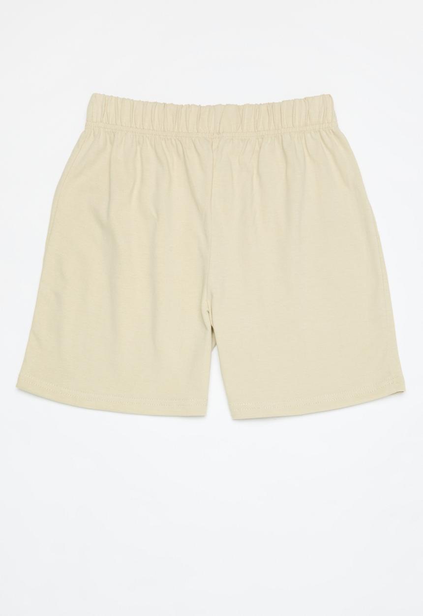 Rebel Republic - 2 Pack cotton short - holly green & stone