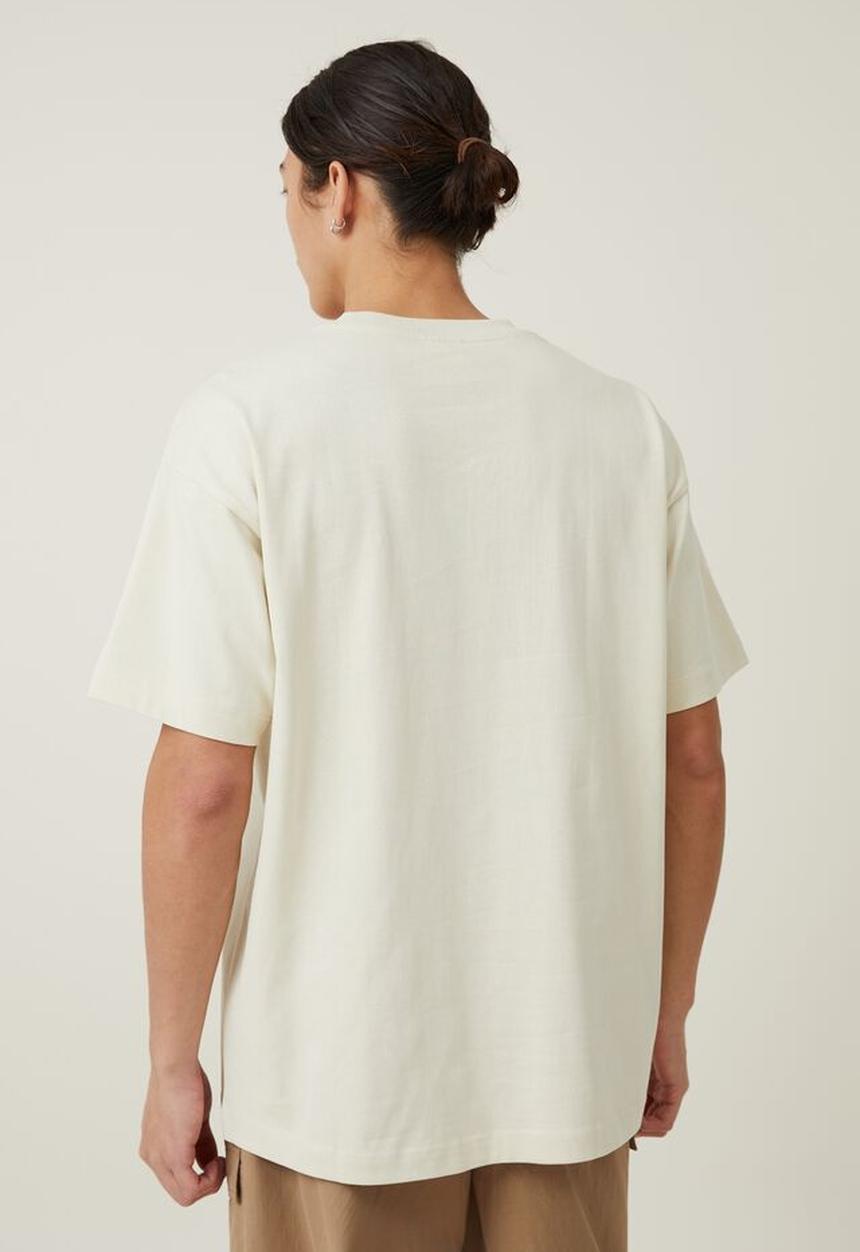 Cotton On - Box fit pocket t-shirt - ecru/civic outerwear