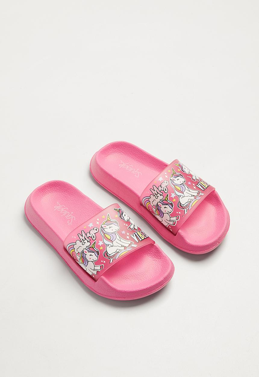 Character Group - Unicorn pool sliders - pink
