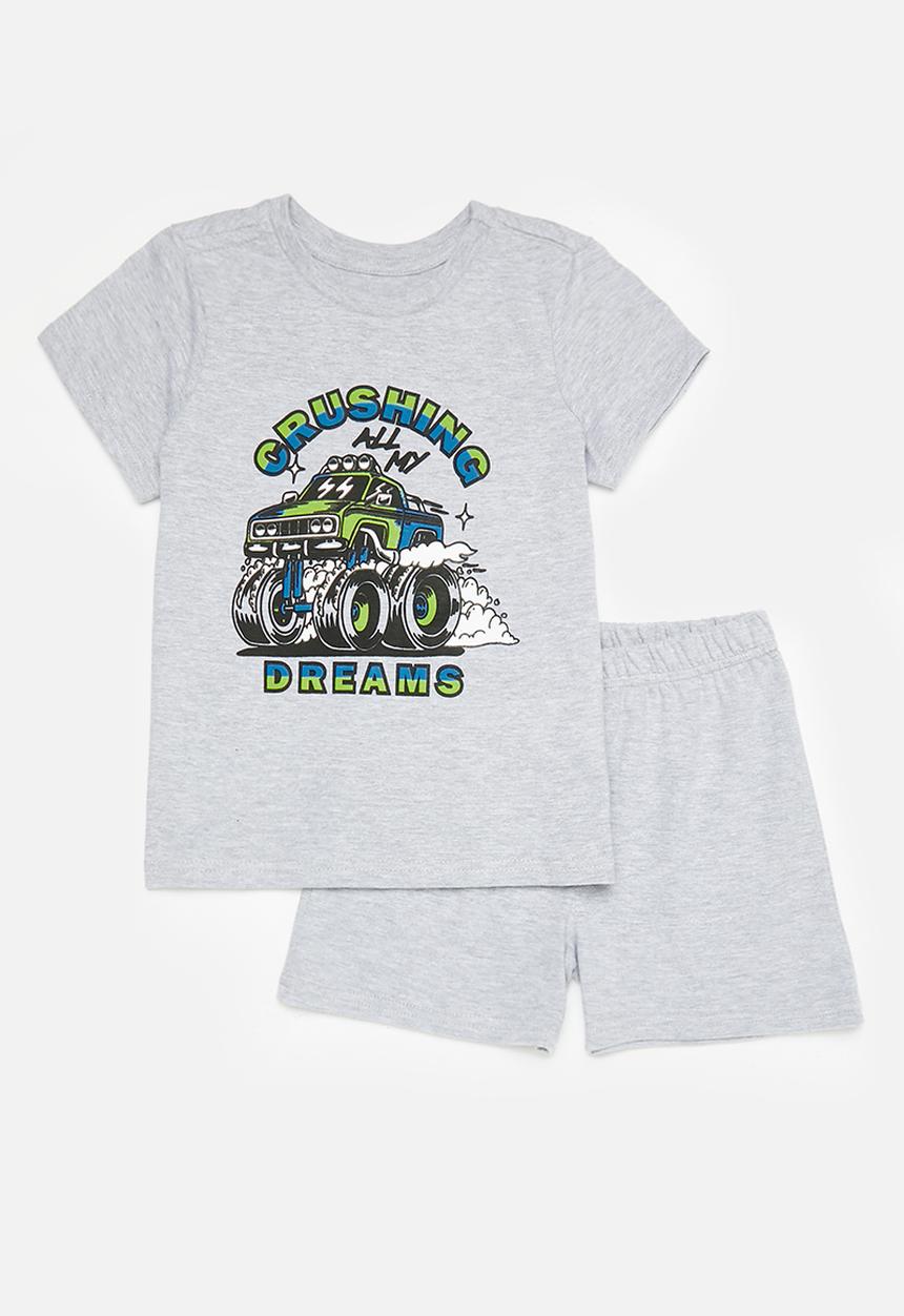 Pop Candy - Summer pj set - grey mel