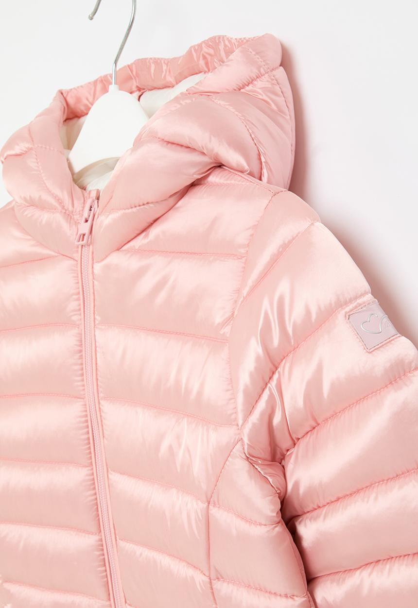 MINOTI - Girls basic puffa coat - pink