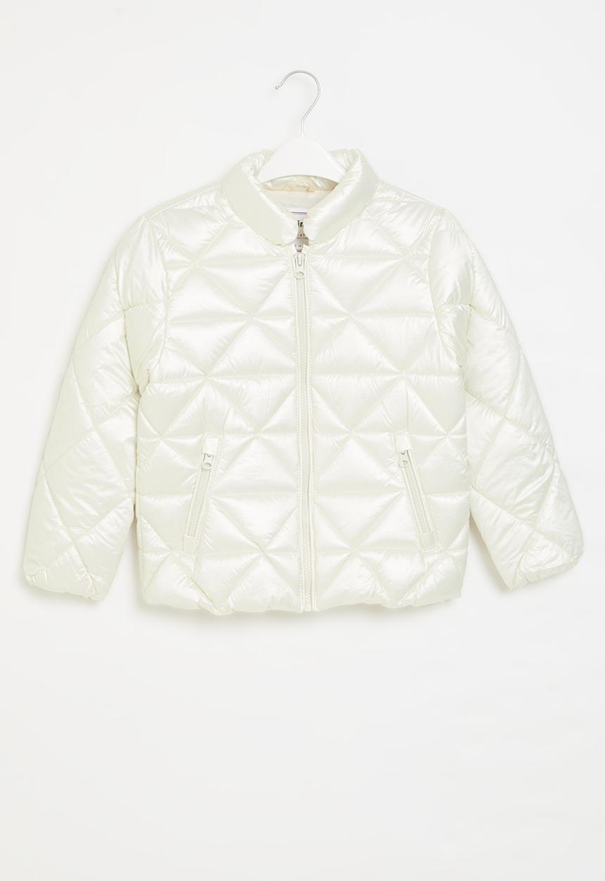 MINOTI - Girls basic puffa coat - ecru