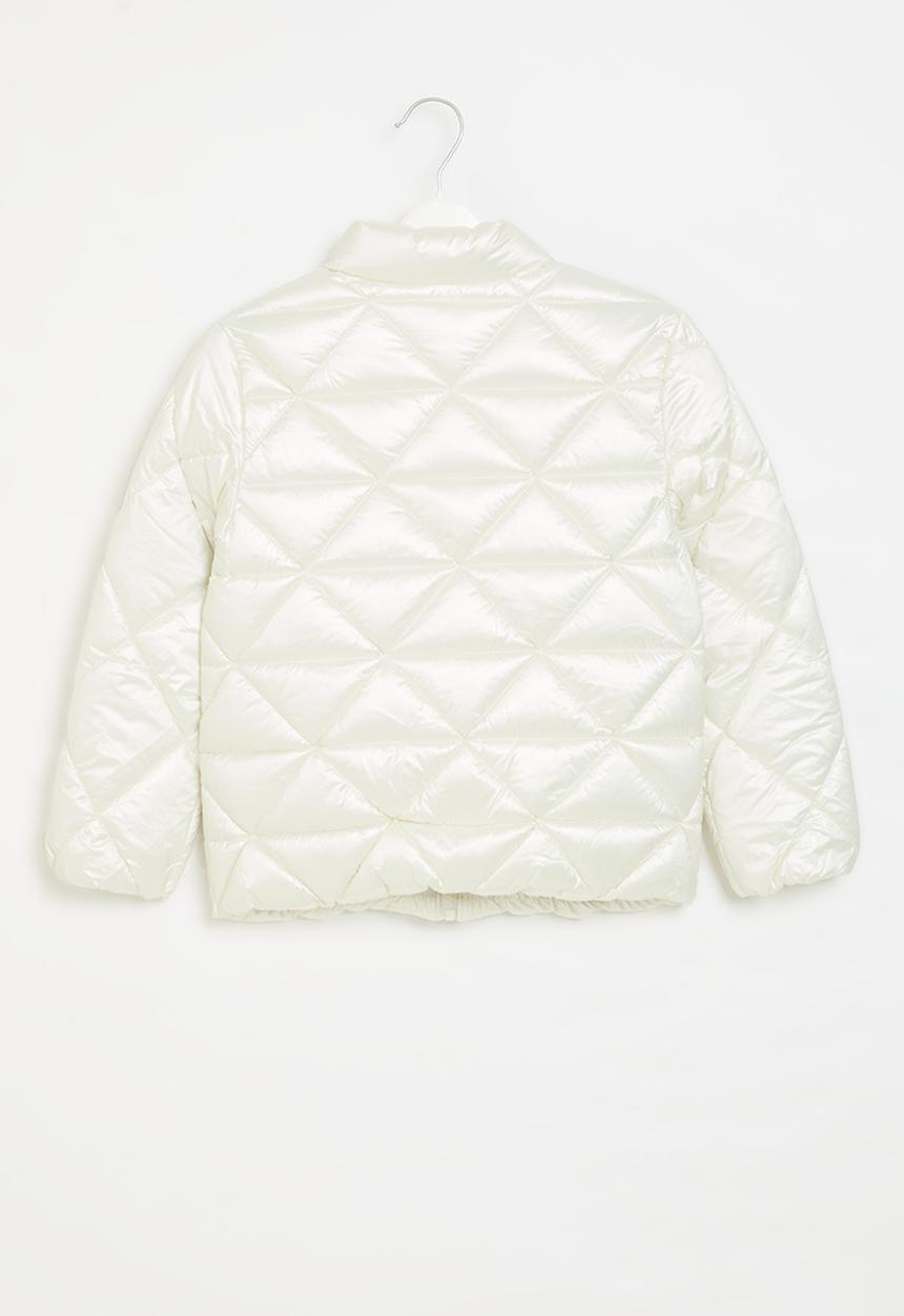 MINOTI - Girls basic puffa coat - ecru